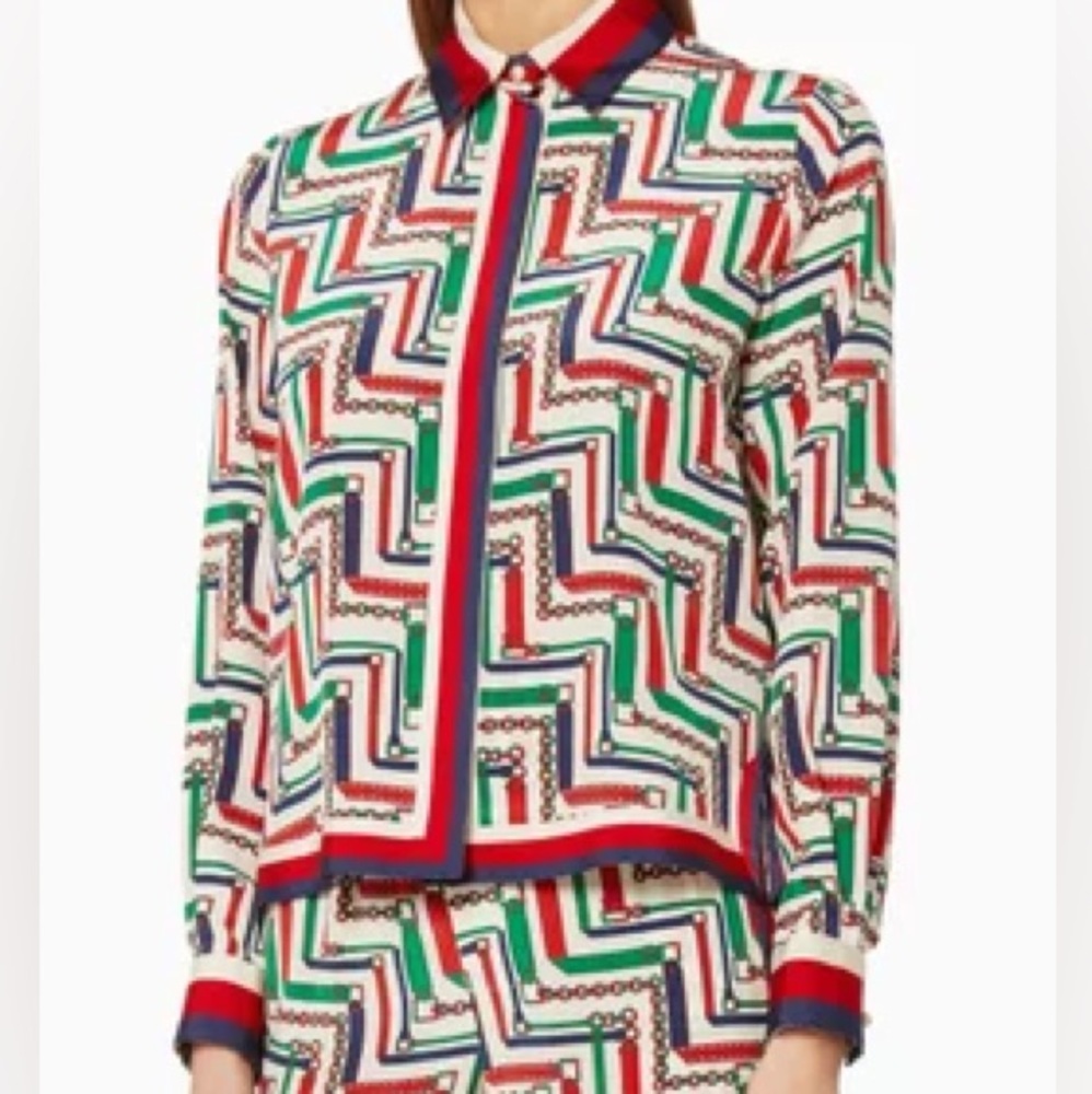 Gucci silk blouse size 40